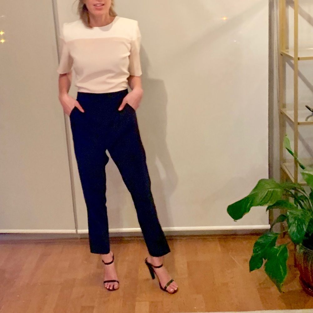 Top Shop Color Block Jumpsuit